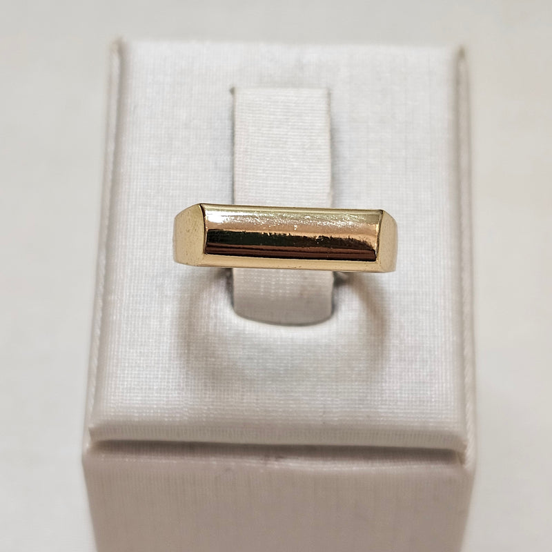 18K Gold Plated Square Band Ring