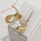 18K Gold Plated Waves Ring