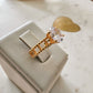 18K Gold Plated Solitaire Zirconia Ring
