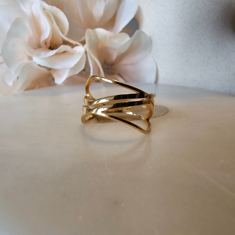 18K Gold Plated Delicate Ring