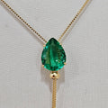 18K Gold Plated Colorful Teardrop Adjustable Necklace