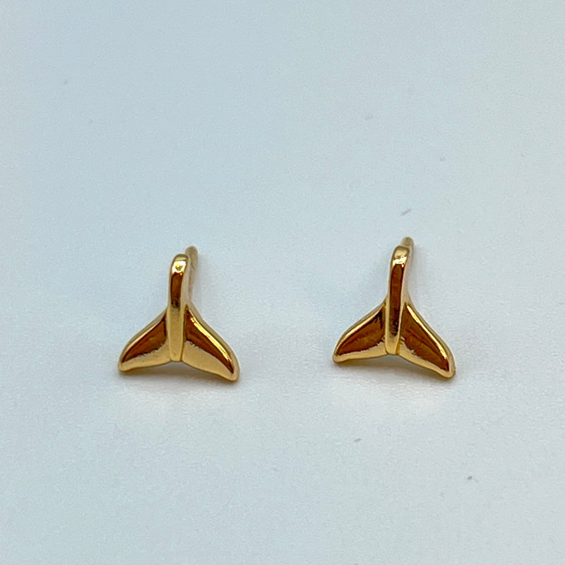 Gold Plated Mermaid Tail Kids Earrings