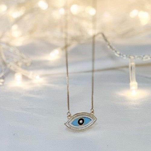 18K Gold Plated Evil Eye Necklace