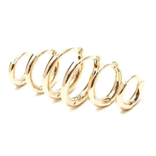 18K Gold Plated Trio Hoops Earrings