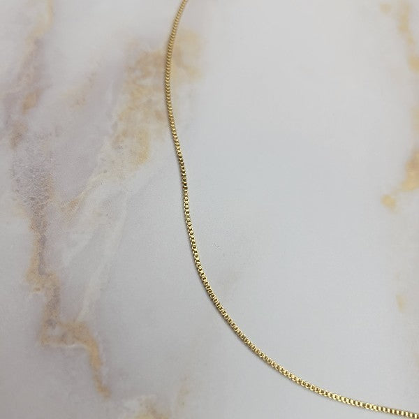 18K Gold Plated 45cm Basic Necklace