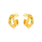 Triple Hoops Earrings - 18K Gold Plated