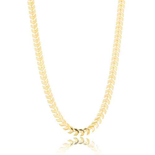 18K Gold Plated Arrow Necklace 45cm