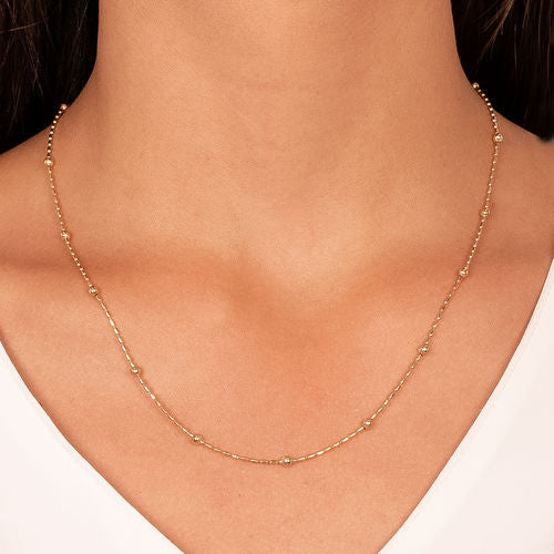 18K Gold Plated Mini Balls Necklace