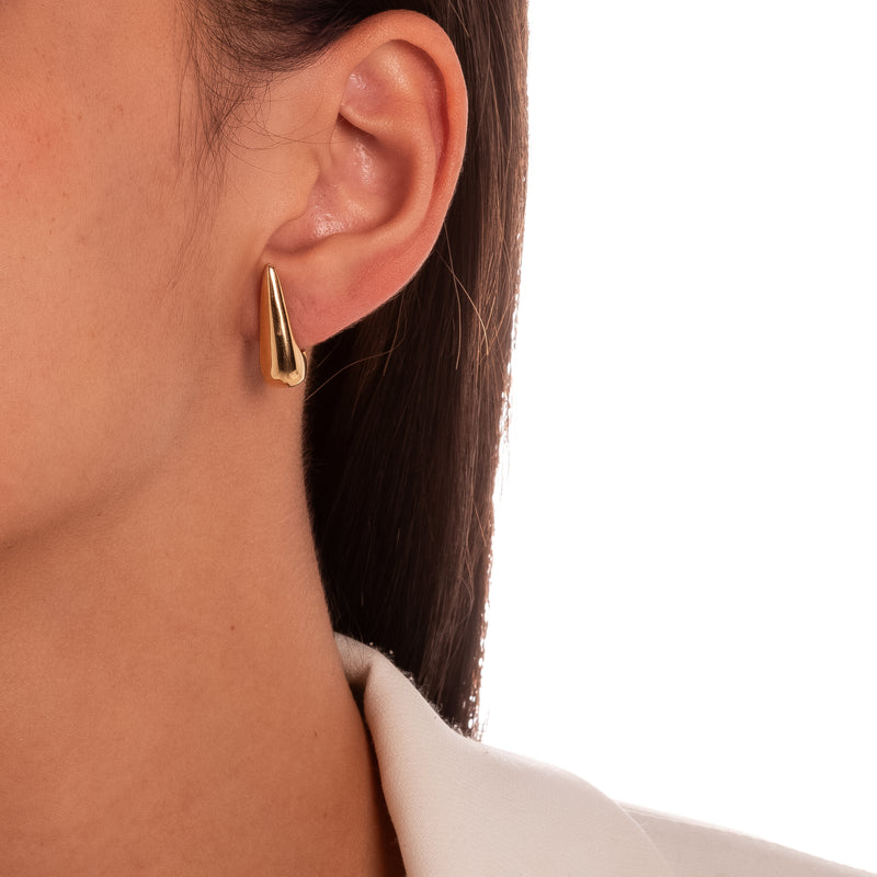 18K Gold Plated Small Ear Jacket Earrings