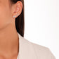 Ear Cuff Earrings Stud Zirconia - 18K Gold Plated