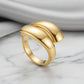 Parallel Open Ring - 18K Gold Plated