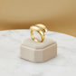 Parallel Open Ring - 18K Gold Plated