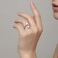 Adjustable Double Cubic Zirconia Ring