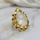 Matte Ice Crystal Ring - 18K Gold Plated