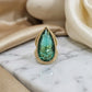 Green Paraiba Ring - 18K Gold Plated