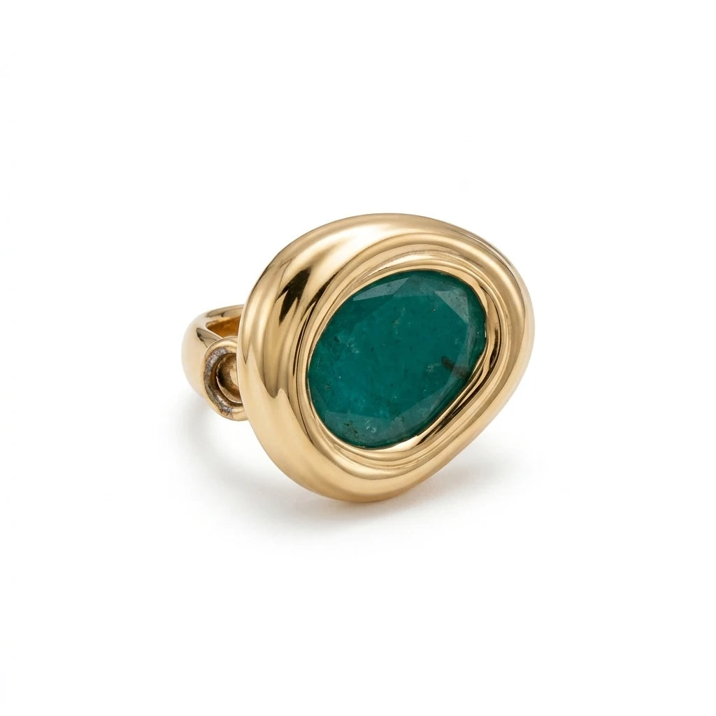 London Topaz Ring - 18K Gold Plated