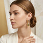 Double Teardrop Earrings - 18K Gold Plated