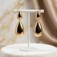 Double Teardrop Earrings - 18K Gold Plated