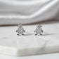 Small Boy Studded Stud Earrings - 925 Silver