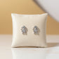 Small Girl Studded Stud Earrings - 925 Silver