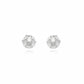 Mini Cubic Zirconia Stud Earrings - 925 Silver