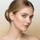 Mini Triangle Zirconia Stud Earrings - 925 Silver