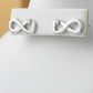 Small Infinity Stud Earrings - 925 Silver
