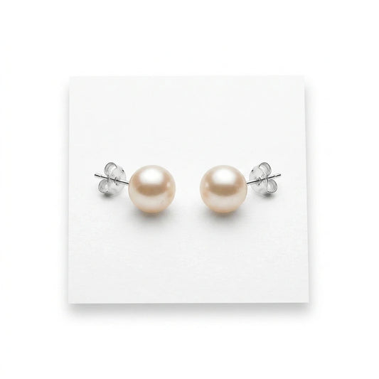 Shell Pearls Earrings - 925 Silver