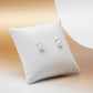 Duo Pearls Earrings - 925 Silver