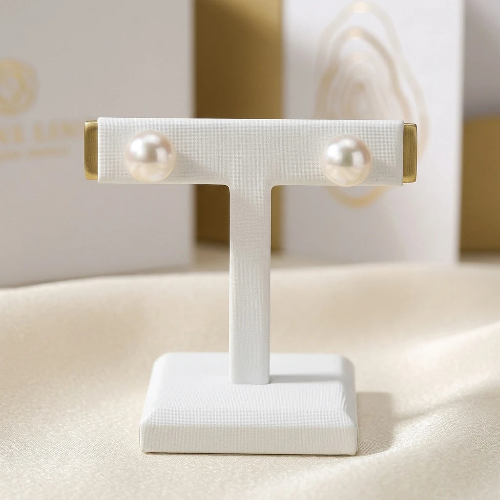 Shell Pearls Earrings - 925 Silver