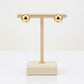Classical Ball Stud Earrings - 18K Gold Plated