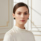 Black Lucky Clover - 18K Gold Plated Earrings