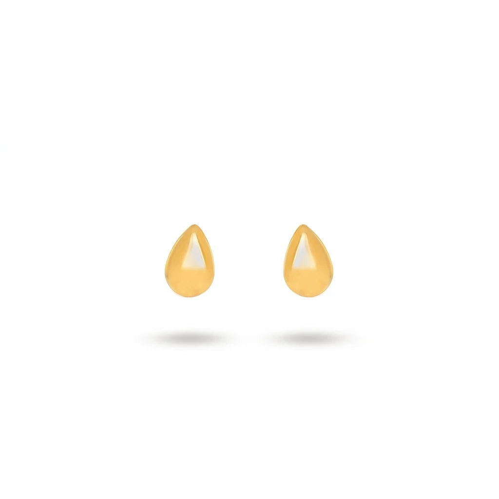 Delicate Teardrop Stud Earrings - 18K Gold Plated