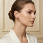 Click Tiny Balls Hoops Earrings - 18K Gold Plated