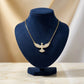 Studded Zirconia Holy Spirit - 18K Gold Plated Necklace