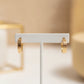 Groove Hoops Earrings - 18K Gold Plated