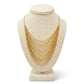 18K Gold Plated Links 20 Parallel Chains Necklace
