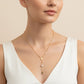 Small Cross Catholic Rosary Necklace - 18K Gold Plated