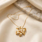 Flower Necklace - 18K Gold Plated