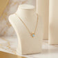 Blue Sky Topaz Boy Necklace - 18K Gold Plated