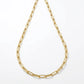 Thick Paperclip Necklace 72cm - 18K Gold Plated