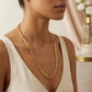Thick Paperclip Necklace 62cm - 18K Gold Plated