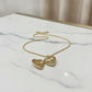 Reliquary Heart in Rope Chain Necklace - 18K Gold Plated