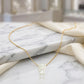 Mother Pearl Girl Necklace - 18K Gold Plated