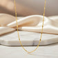 46cm Delicate Mini Hearts 18K Gold Plated Choker