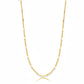 46cm Delicate Mini Hearts 18K Gold Plated Choker