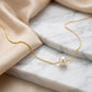 Pearl in Chain Necklace - 18K Gold Plated