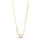 Pearl in Chain Necklace - 18K Gold Plated
