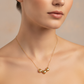 Three Heart Necklace - 18K Gold Plated