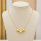 Three Heart Necklace - 18K Gold Plated